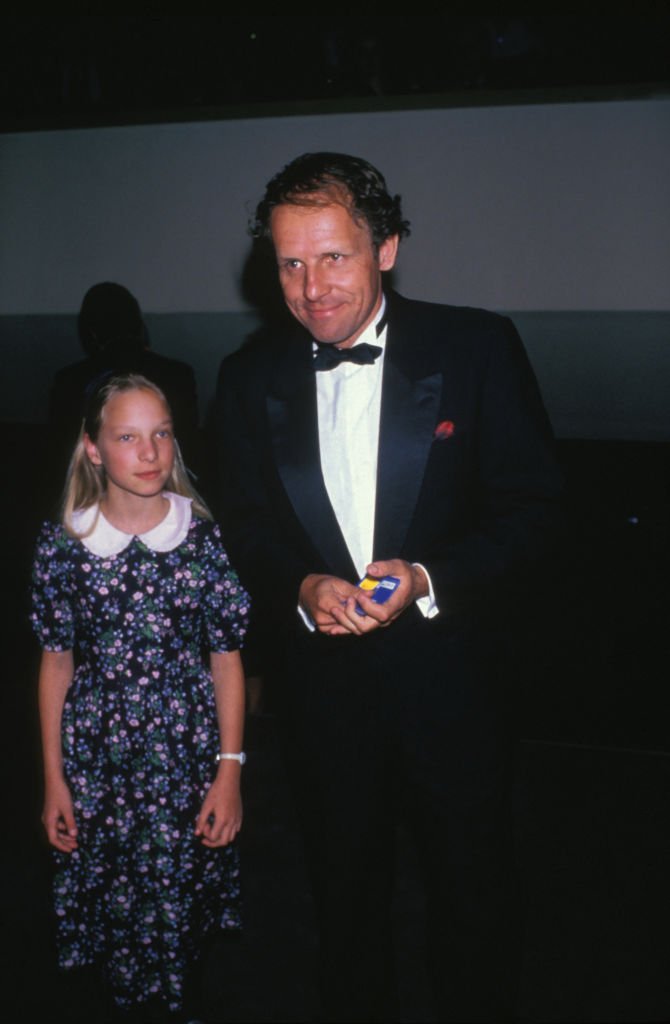 Patrick Poivre d'Arvor et sa fille Solenn | source : Getty Images