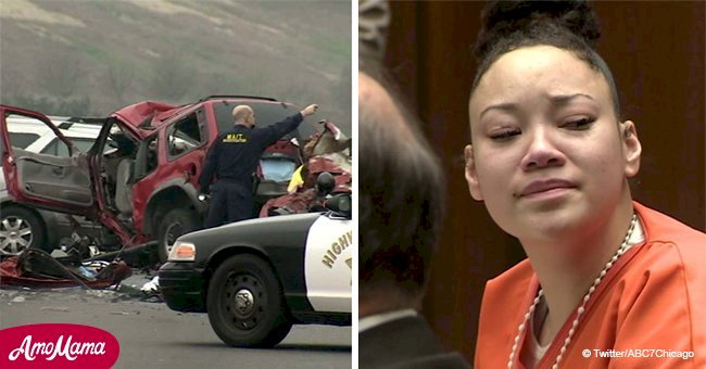 Drunk driver jailed for 30 years to life in wrong-way DUI crash that killed 6 
