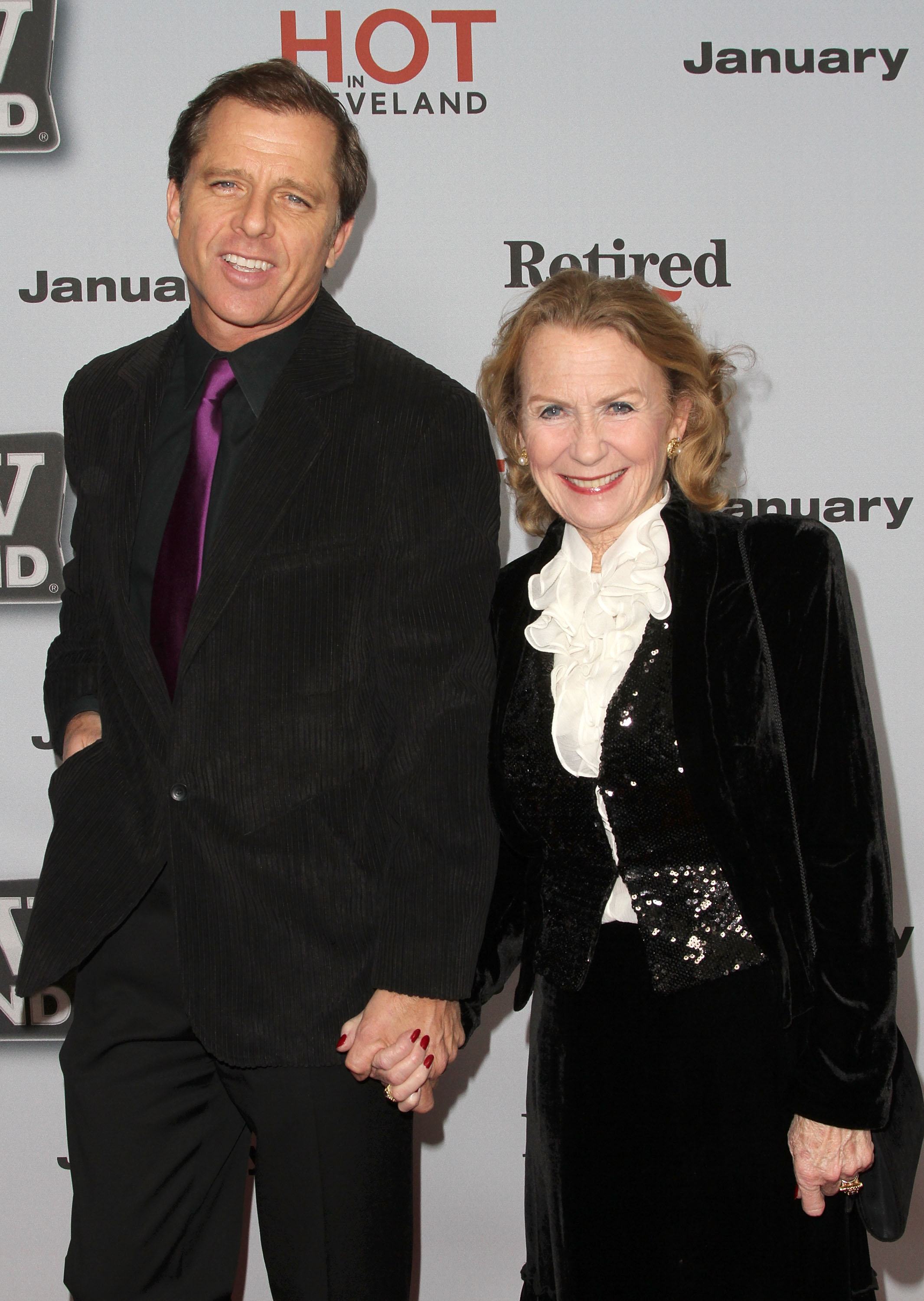 Maxwell Caufield and the actress arrive at TV Land's "Hot In Cleveland" and "Retired At 35" premiere party on January 10, 2011, in West Hollywood, California. | Source: Getty Images