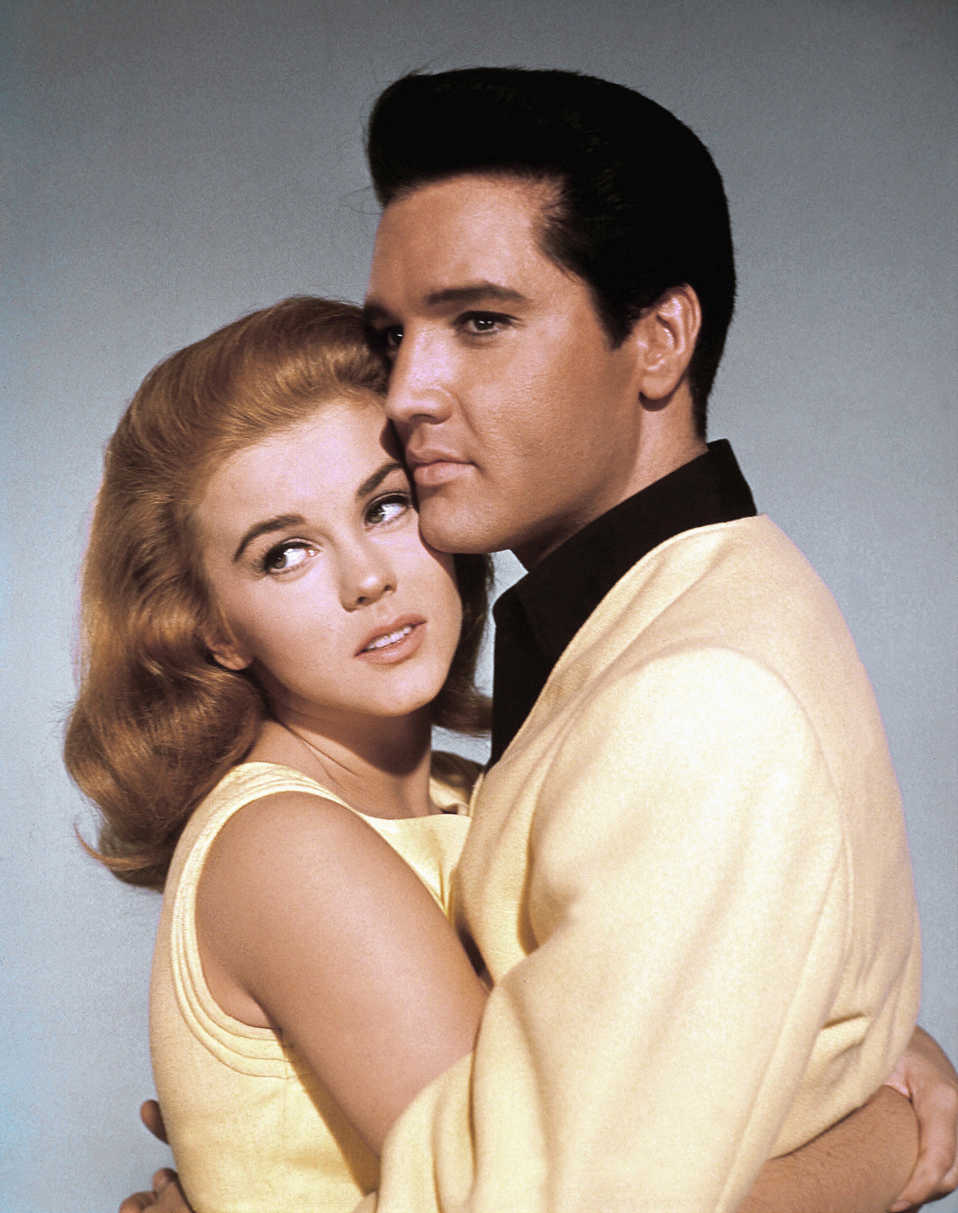 Swedish-American actress, singer and dancer Ann-Margret and American singer, actor and icon Elvis Presley promoting the movie Viva Las Vegas, directed and produced by George Sidney. | Source: Getty Images