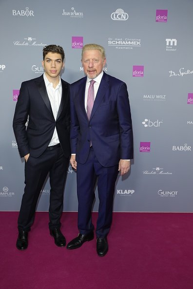 Boris und Elias Becker, Deutscher Kosmetikpreis 2019, Düsseldorf | Quelle: Getty Images