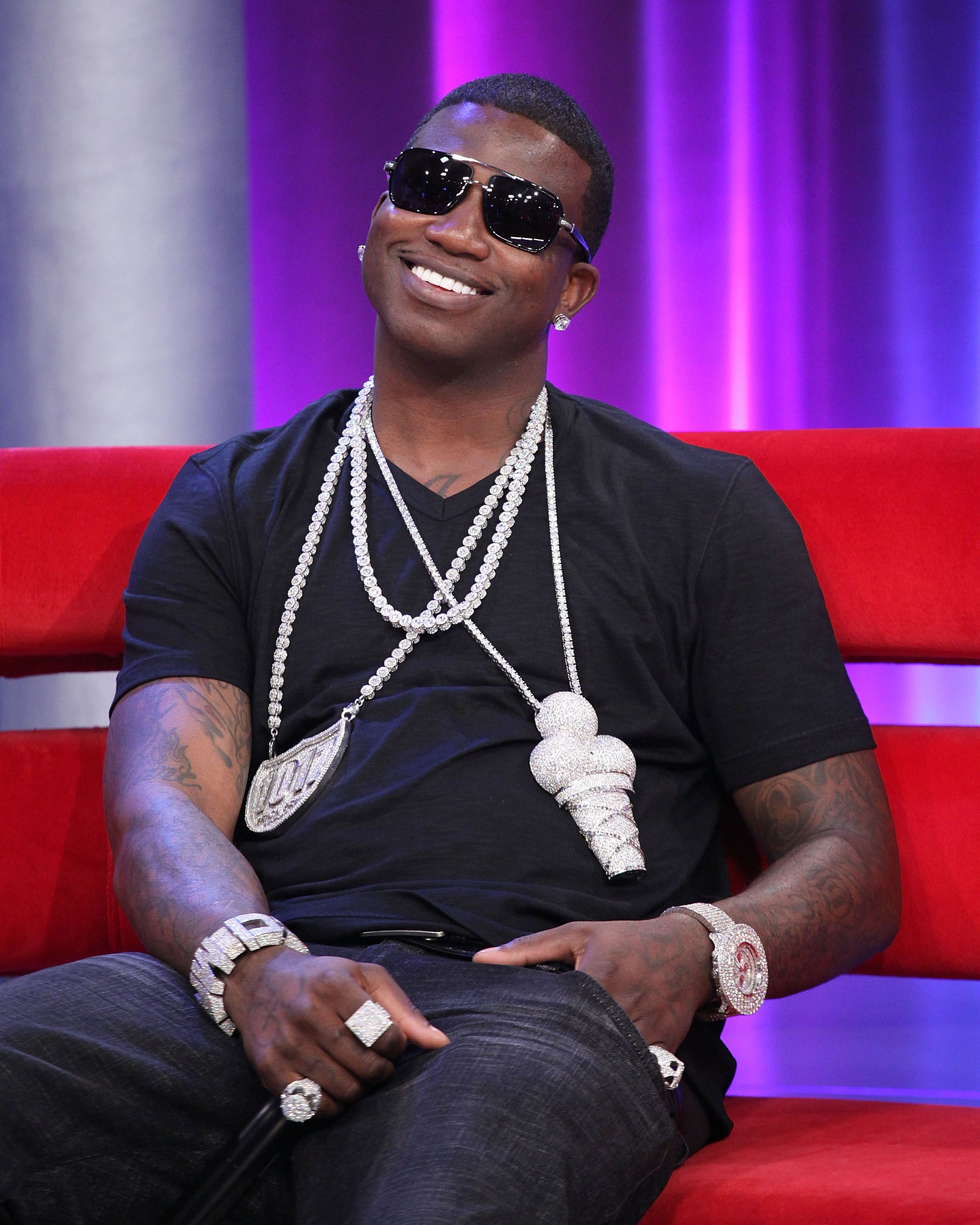 Gucci Mane during BET's "106 & Park" at BET Studios on June 1, 2010 in New York City. | Source: Getty Images