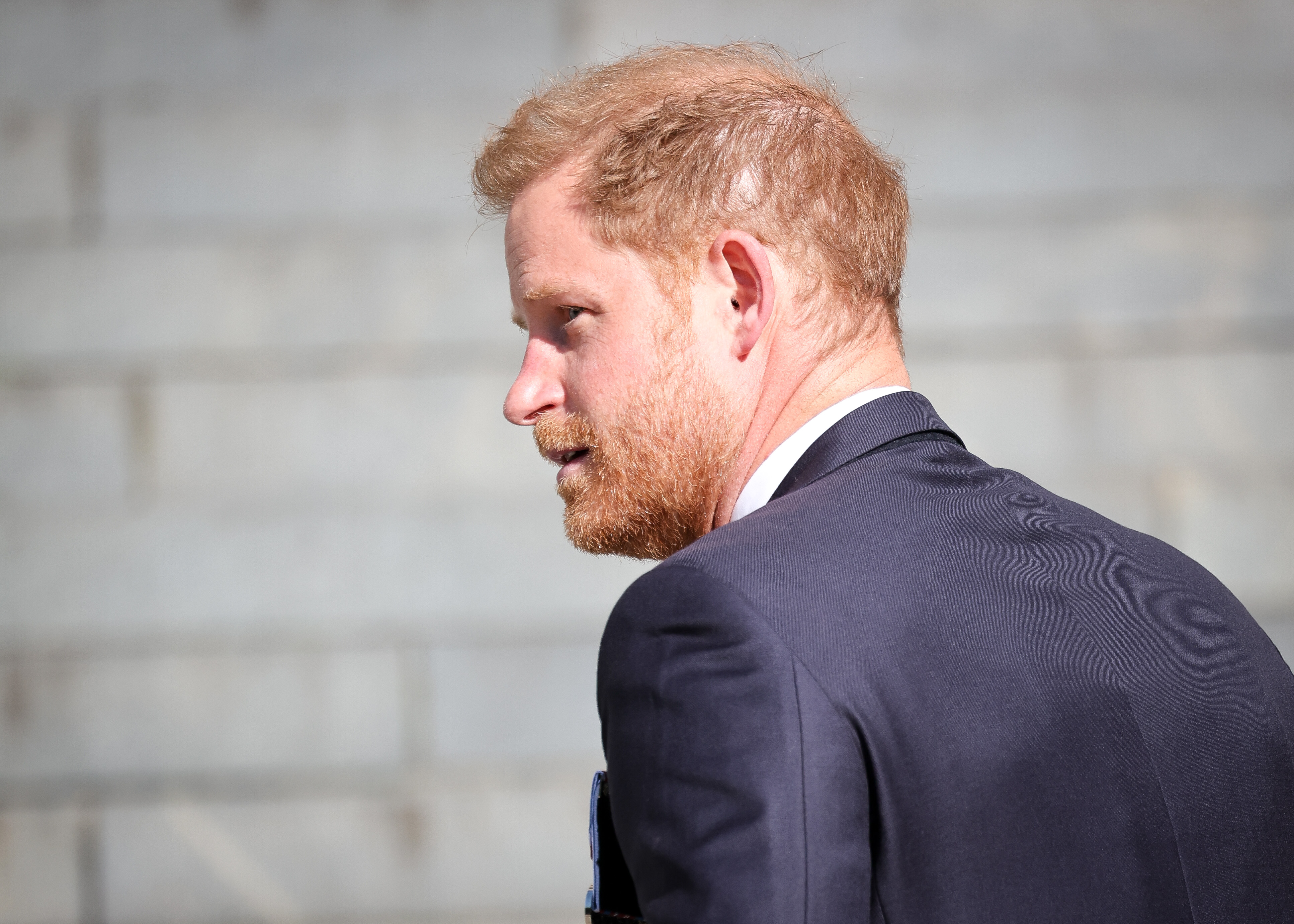 Prince Harry at the Invictus Games Foundation 10th Anniversary Service in London, England on May 8, 2024 | Source: Getty Images