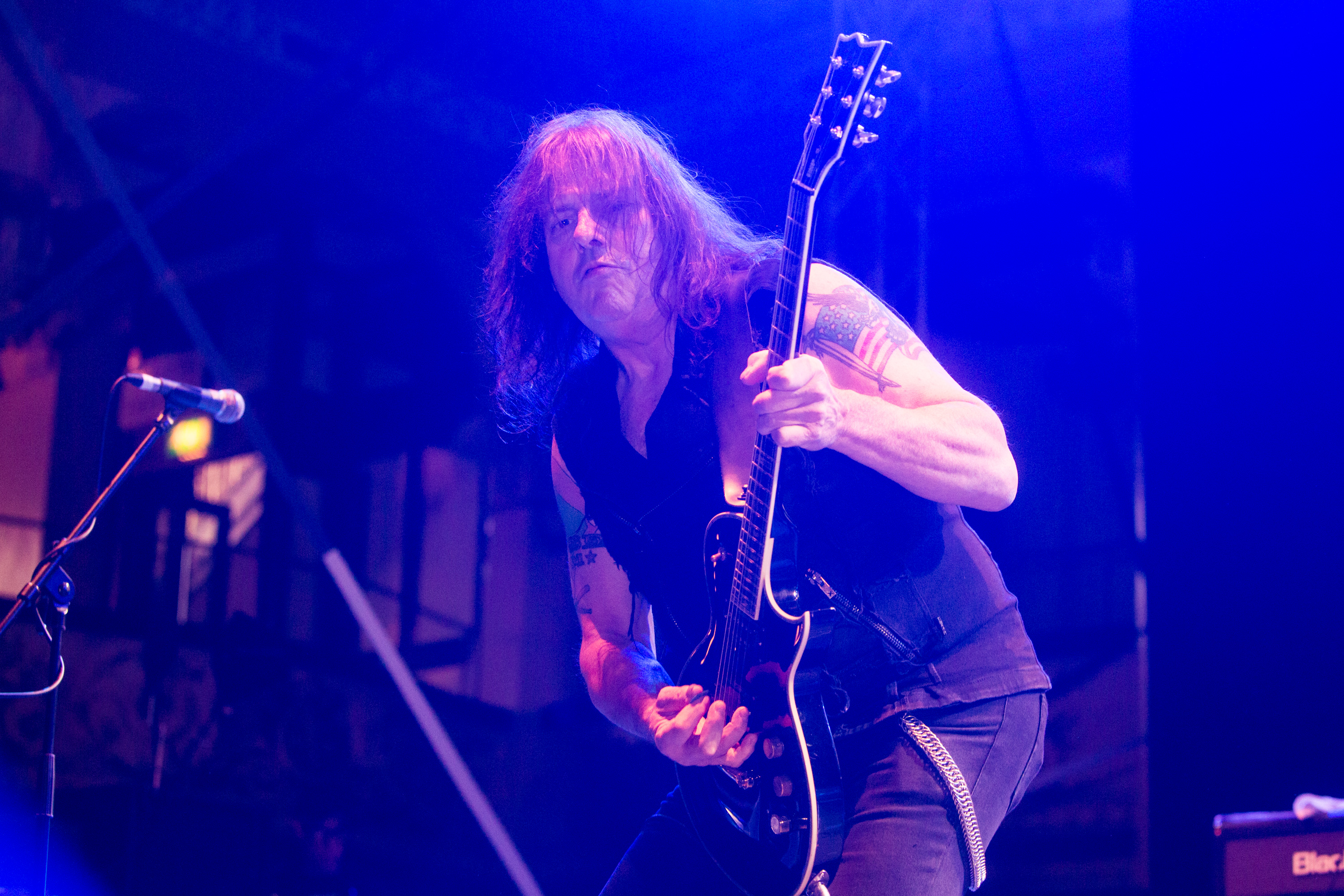 The musician on Day 2 of the Rebellion Festival at the Empress Ballroom at Winter Gardens on August 5, 2016, in Blackpool, England. | Source: Getty Images