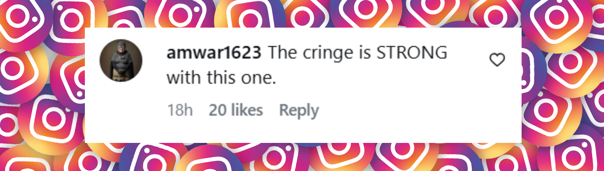 A netizen reacts to Prince Harry's appearance on "The Late Late Show with Stephen Colbert," as posted on December 4, 2025 | Source: Instagram/nypost