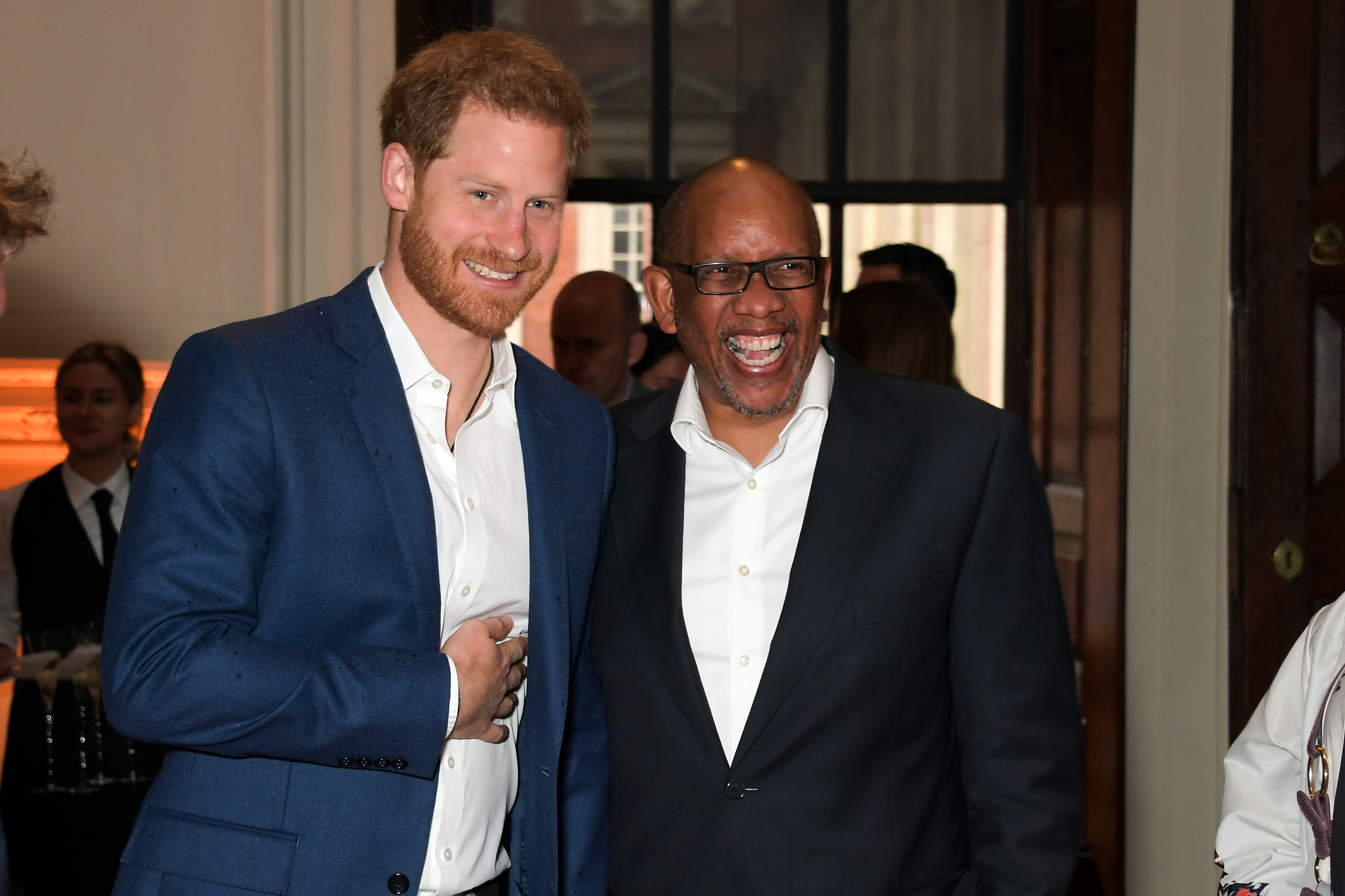 Prince Harry and Prince Seeiso at the Audi Sentebale Concert in London, England on June 11, 2019 | Source: Getty Images