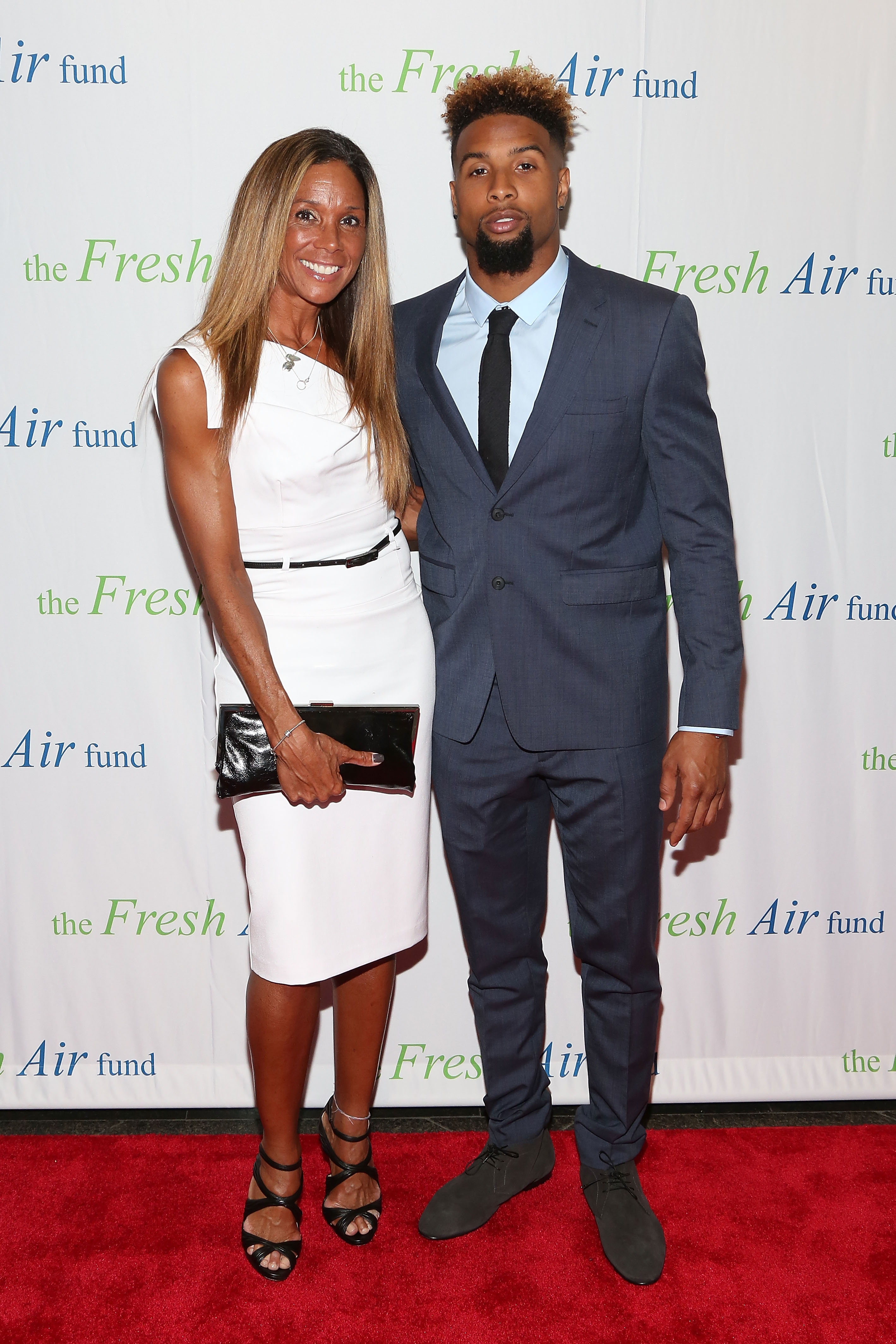 Heather Van Norman and Odell Beckham, Jr. at the 2015 Fresh Air Fund's Salute To American Heroes on May 28, 2015 in New York City. I Source: Getty Images.