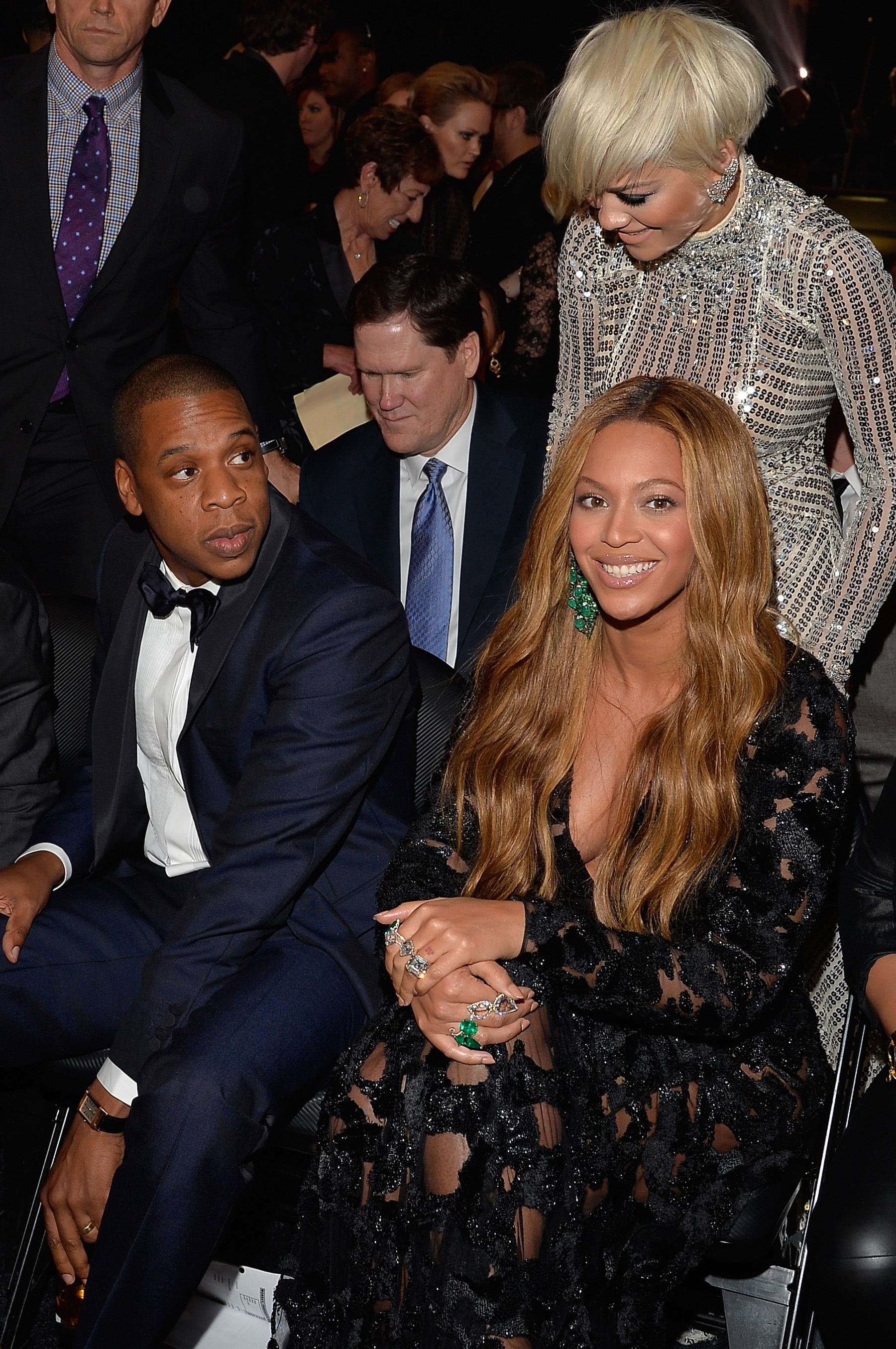 Jay-Z and Beyoncé attend the 57th Annual Grammy Awards on February 8, 2015 | Source: Getty Images