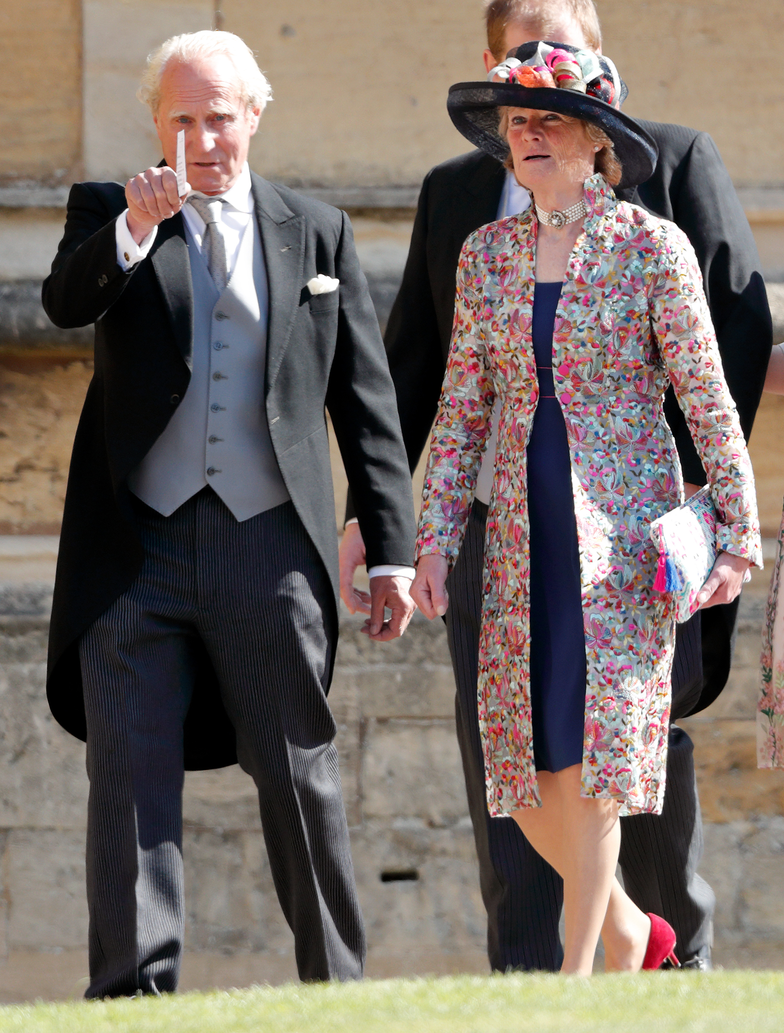 Neil McCorquodale and Lady Sarah McCorquodale attend the wedding of Prince Harry to Meghan Markle at St George's Chapel, Windsor Castle in England on May 19, 2018. | Source: Getty Images