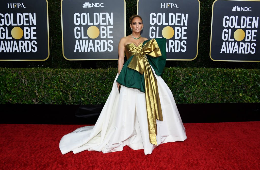 Jennifer López en los Globos de Oro en el Hotel Beverly Hilton, el 5 de enero de 2020 en Beverly Hills, California. | Foto: Getty Images