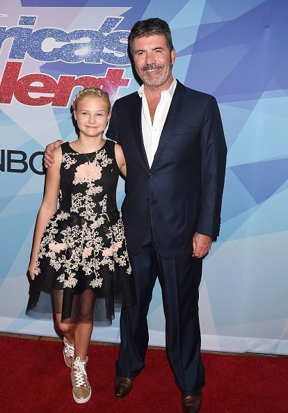 Darci Lynne and Simon Cowell at the NBC's "America's Got Talent" Season 12 Finale on September 20, 2017 in Hollywood | Source: Getty Images