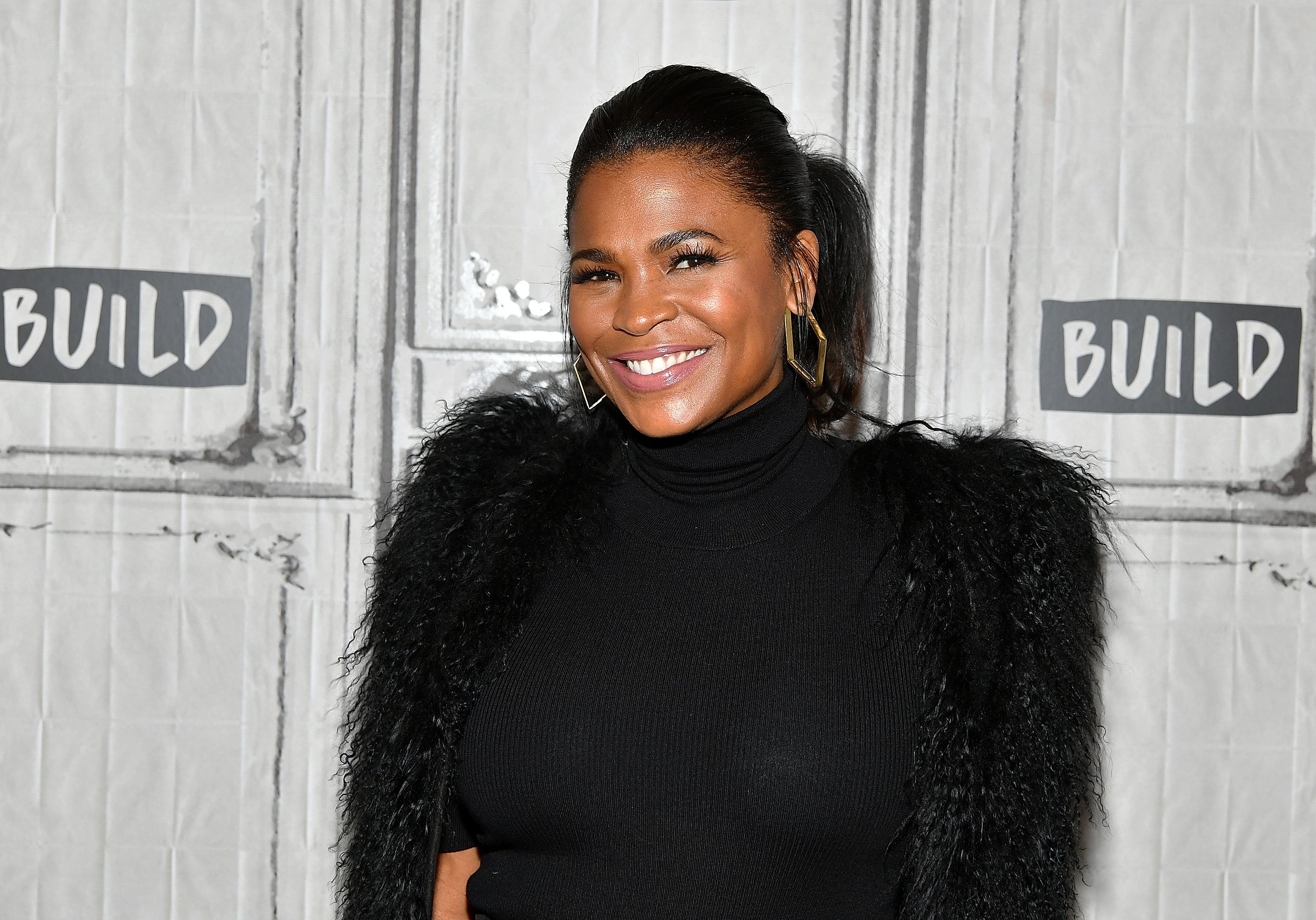 Nia Long visits Build Series to discuss "Roxanne Roxanne" in  2018 in New York City | Source: Getty Images