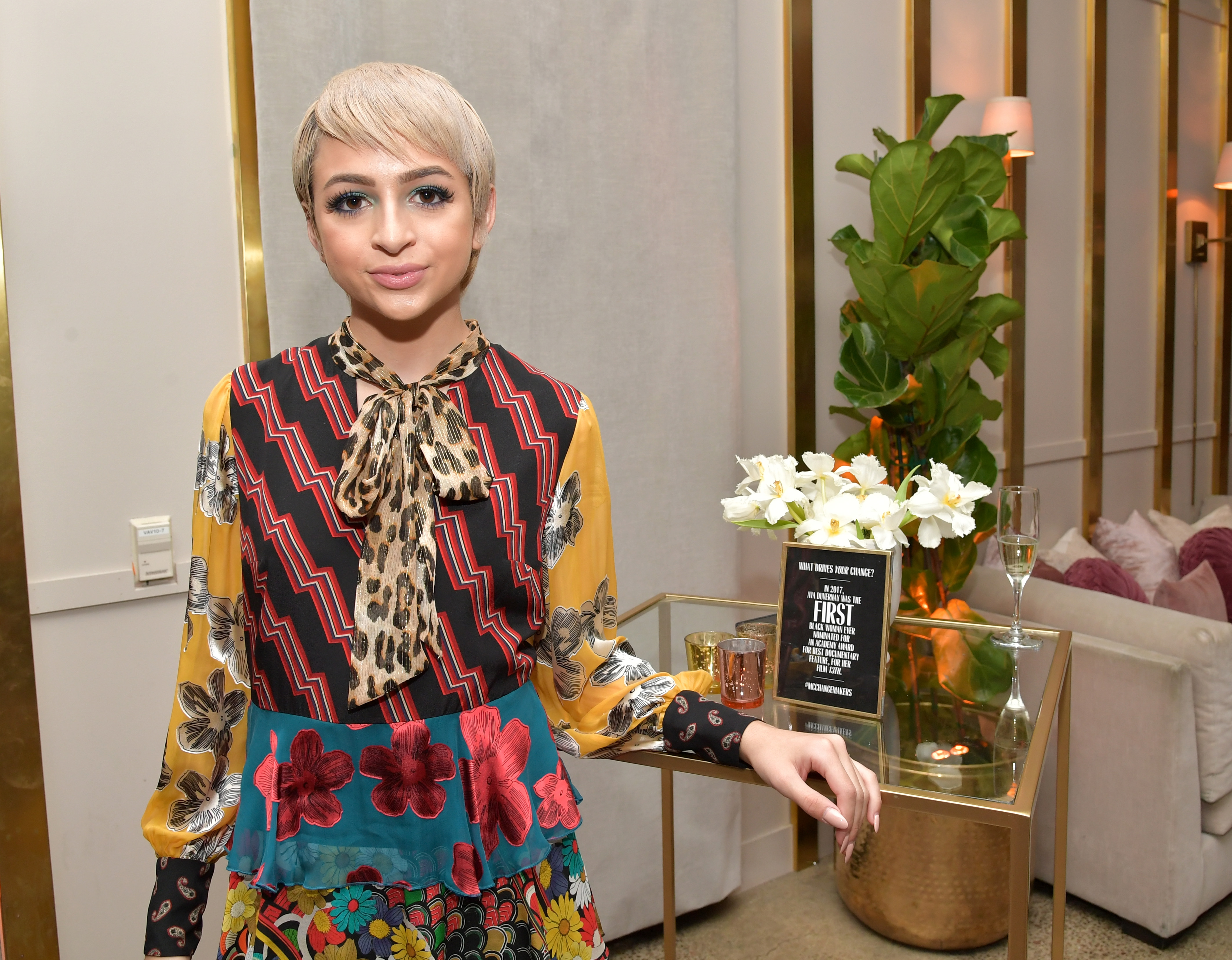 Josie Totah on March 12, 2019, in Los Angeles, California | Source: Getty Images