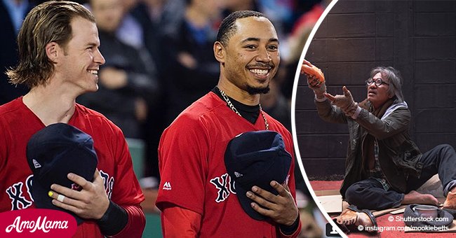 Mookie Betts delivered food to the homeless at 1 a.m. after Game 2 win