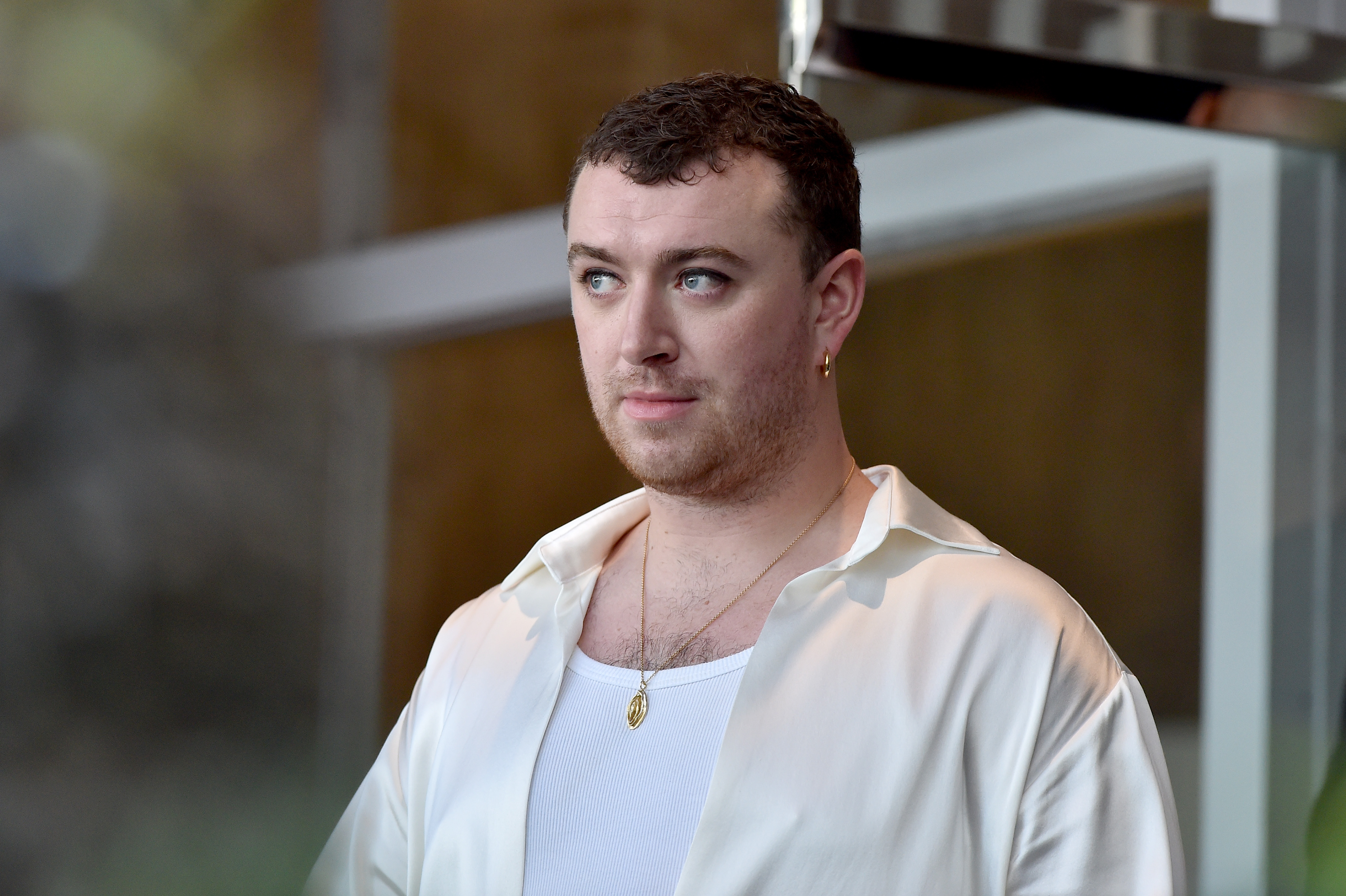 Sam Smith attends the ceremony honoring Sir Lucian Grainge with a Star on the Hollywood Walk of Fame on January 23, 2020, in Hollywood, California | Source: Getty Images