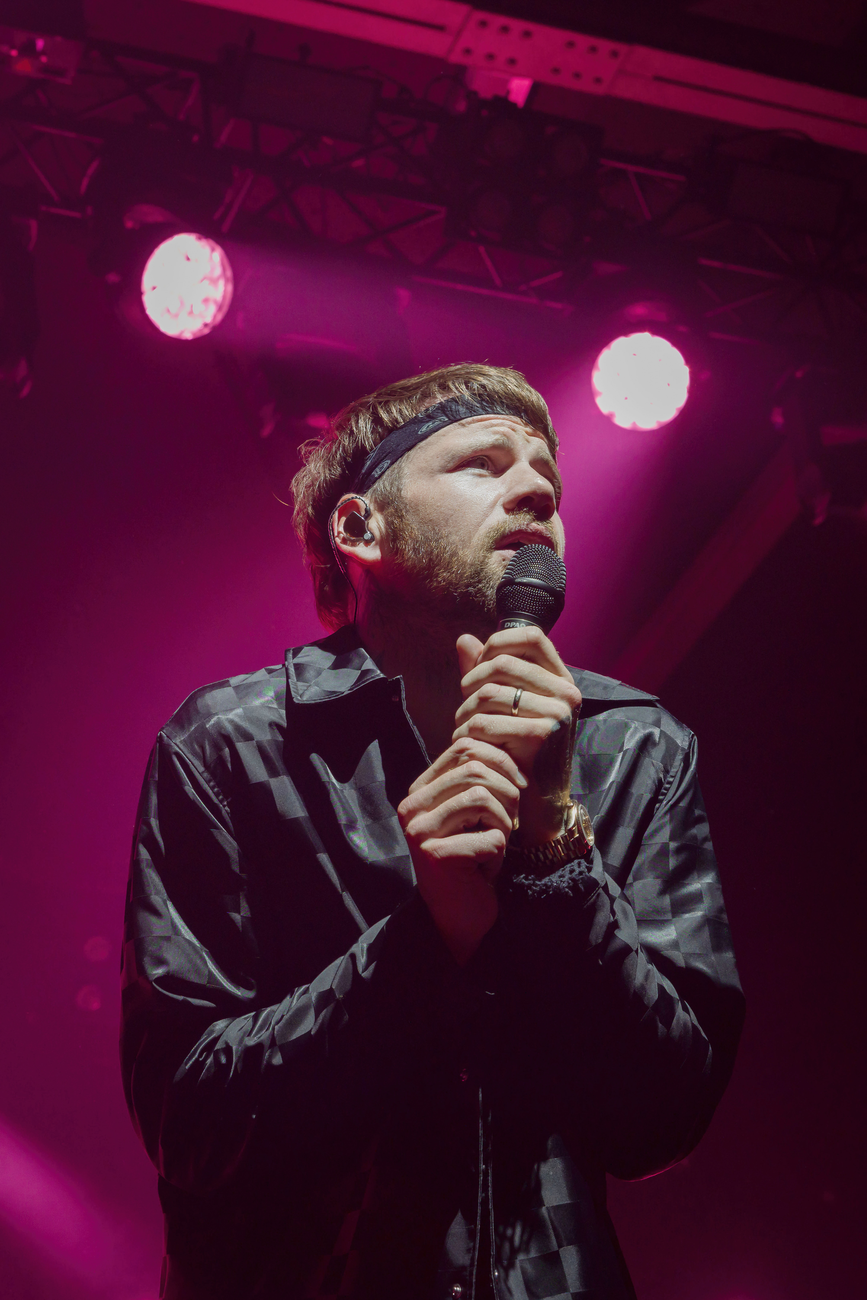 Caleb Shomo performs with Beartooth during a concert in Berlin, Germany, on October 10, 2024 | Source: Getty Images