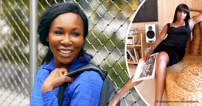 Venus Williams Displays Her Enviable Legs As She Dons A Black Dolce