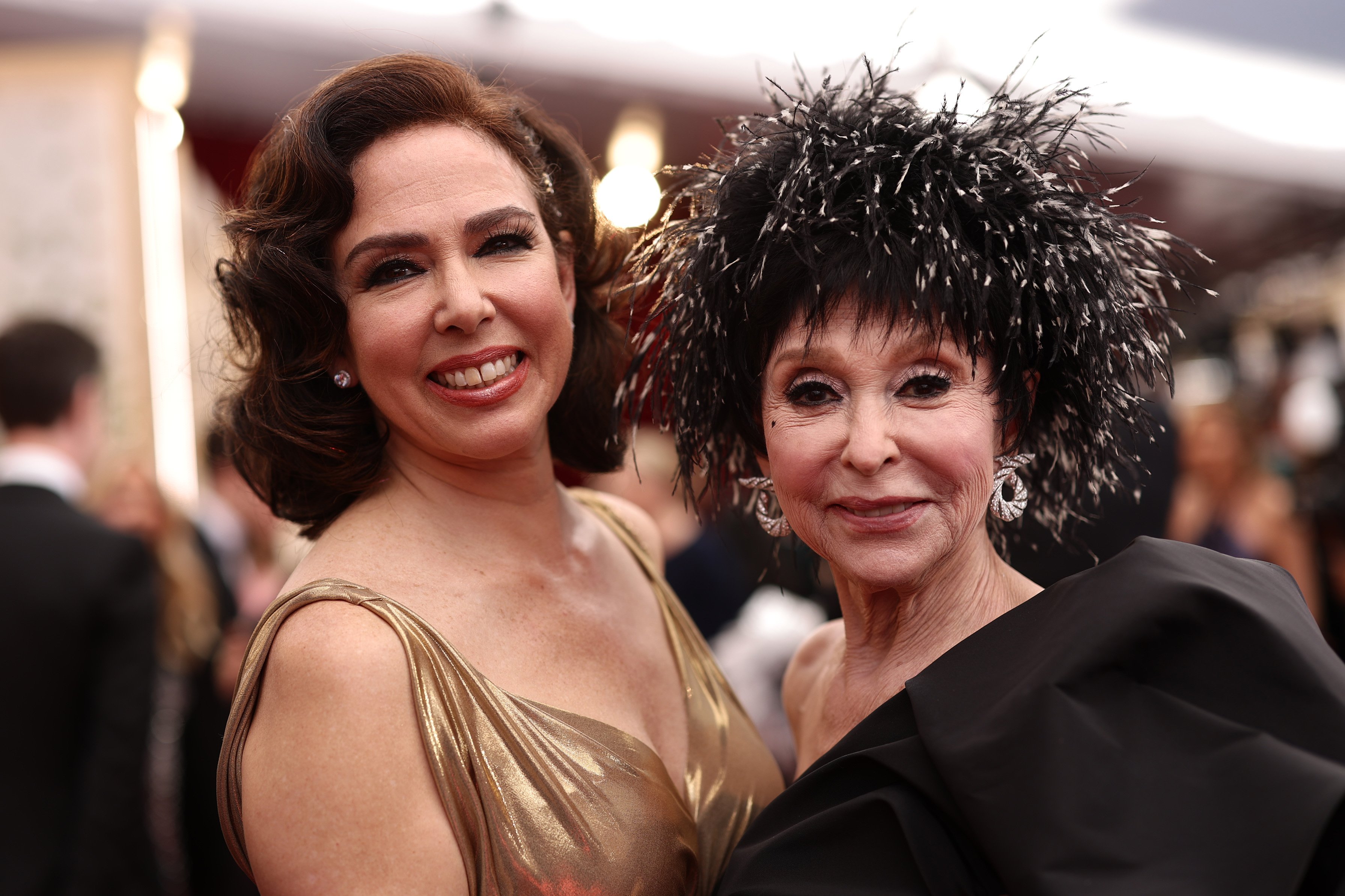Fernanda Luisa Gordon and Rita Moreno at Hollywood and Highland on March 27, 2022. | Source: Getty Images