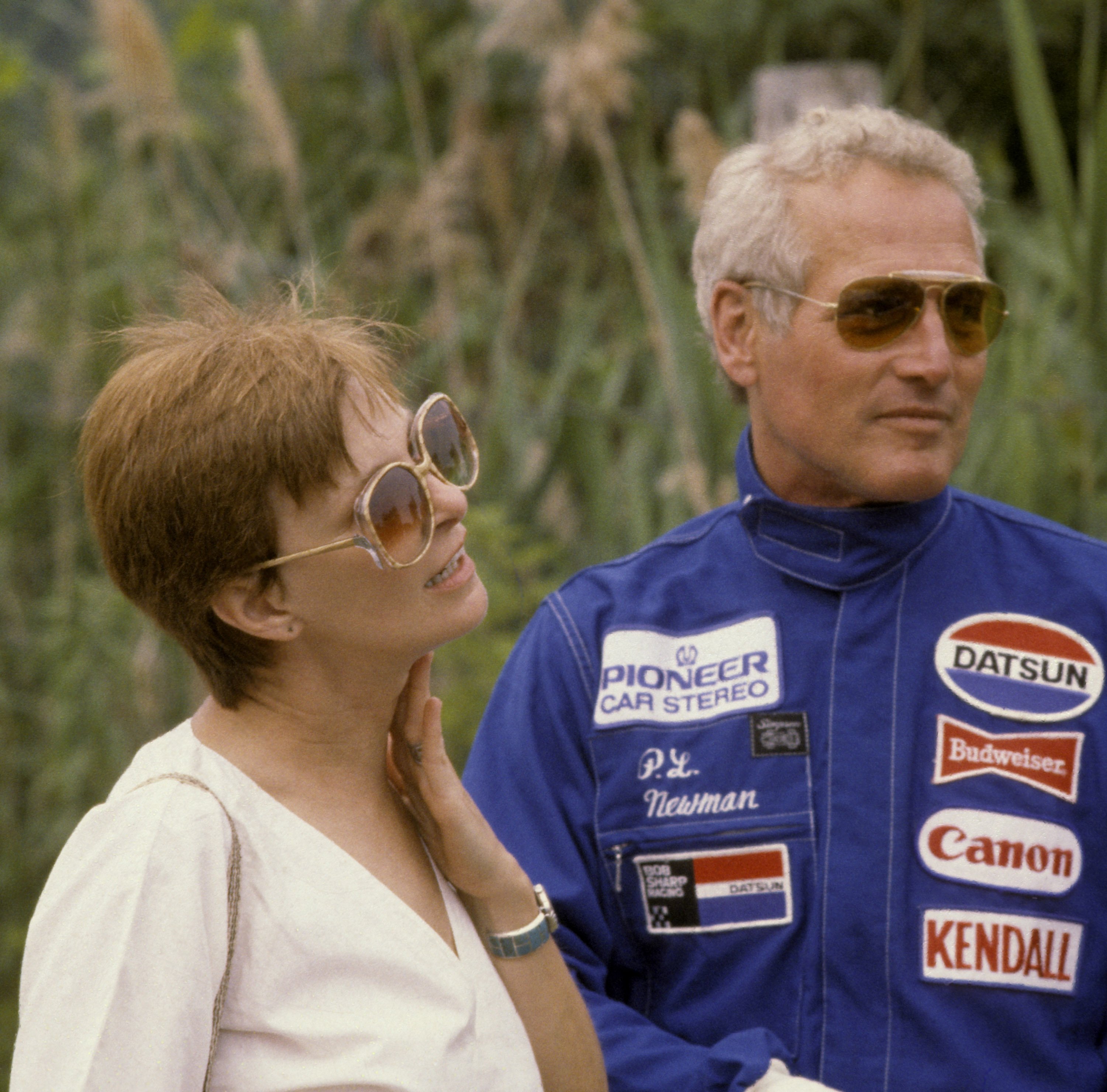 Joanne Woodward and Paul Newman at Limerock Auto Race on July 5, 1980, in Limerock, Connecticut. | Source: Getty Images