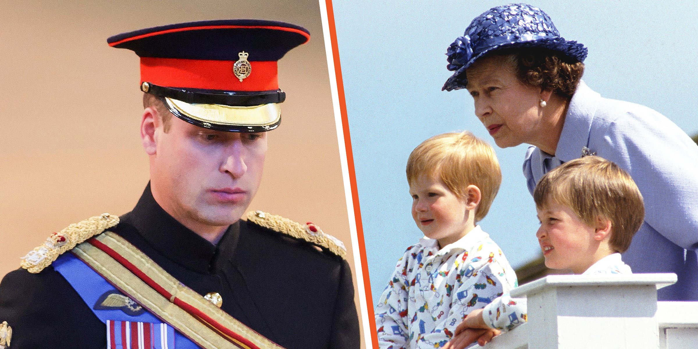 William, príncipe de Gales | El príncipe Harry, el príncipe William y la reina Elizabeth II | Foto: Getty Images