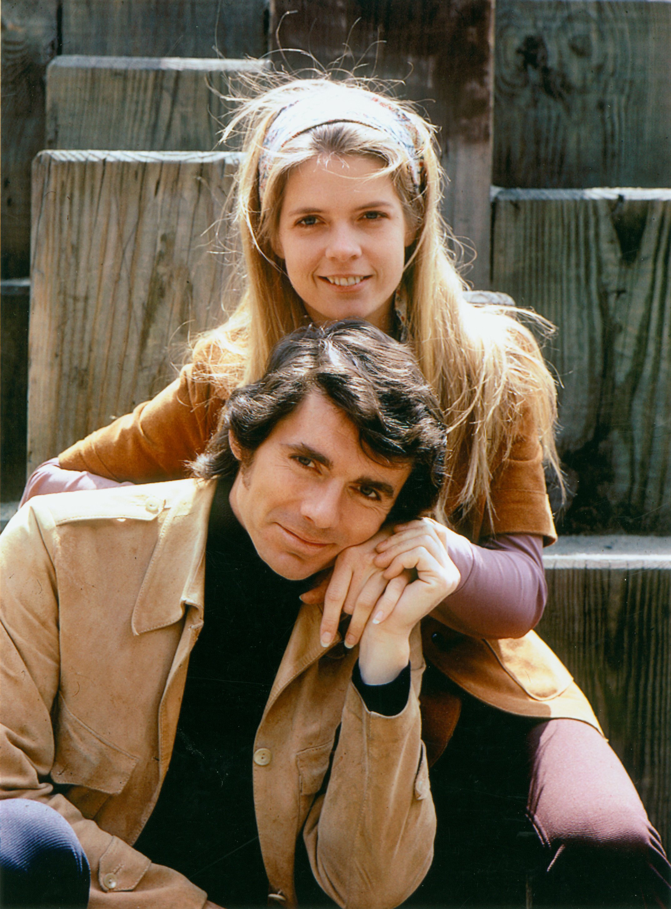 Meredith Baxter and David Birney in a scene from "Bridget Loves Bernie" circa 1972 | Source: Getty Images