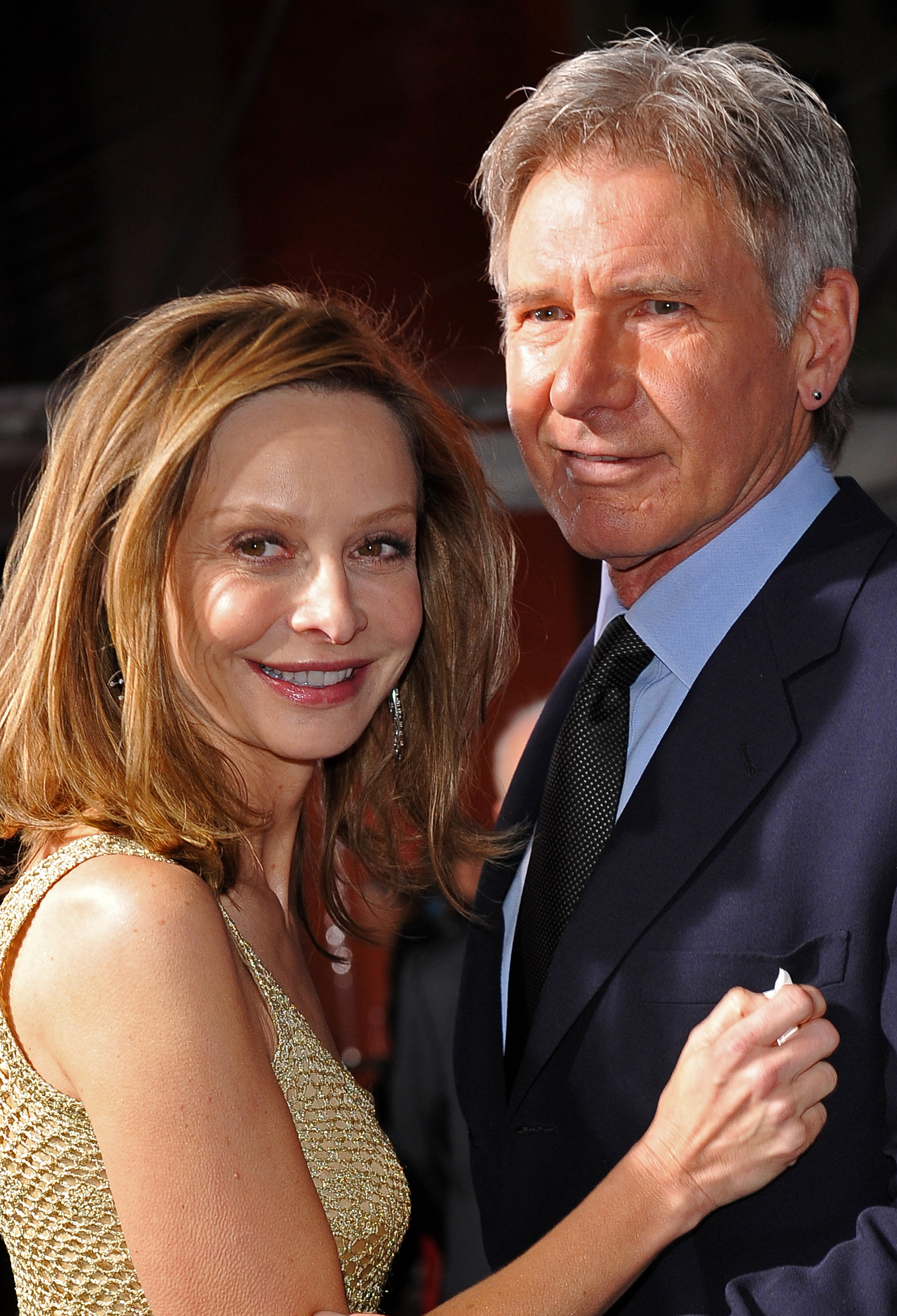 Harrison Ford and Calista Flockhart at the premiere of CBS Films' "Extraordinary Measures" on January 19, 2010 in Hollywood, California | Source: Getty Images