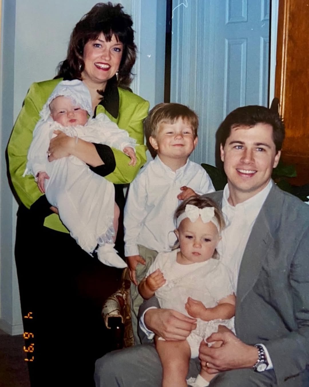 Doug Pitt and his family from a post dated April 5, 2021. | Source: Instagram/pidney