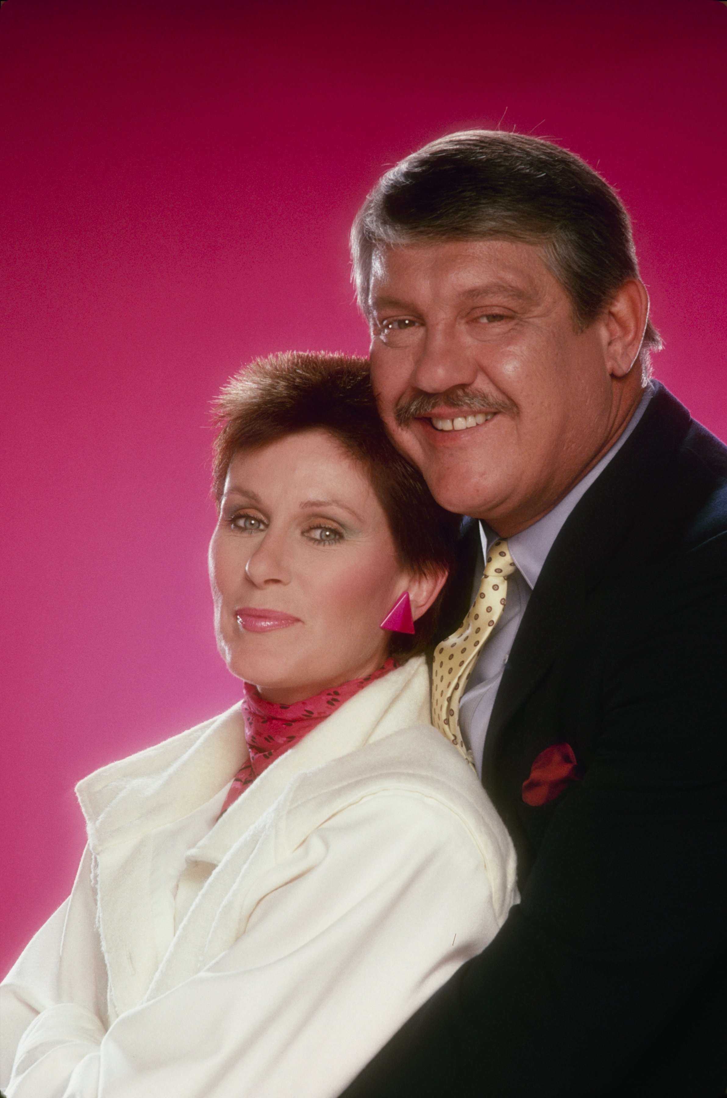 Studio portrait of Actor Alex Karras with Actress Susan Clark for the TV show, WEBSTER on September 10, 1985 | Source: Getty Images