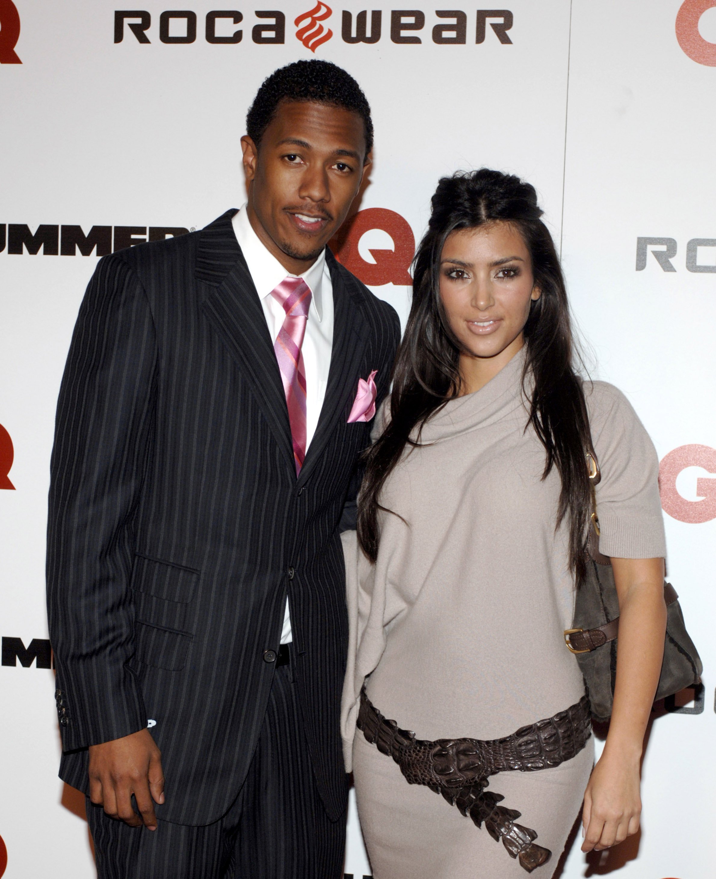 Nick Cannon and Kim Kardashian attend a party for Shawn "Jay-Z" Carter's release of his newest album "Kingdom Come" on November 21, 2006 in Los Angeles, California | Photo: Getty Images