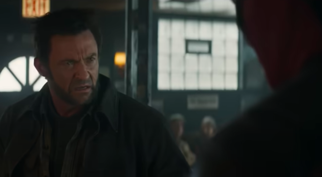 Hugh Jackman as Wolverine meeting Deadpool in "Deadpool & Wolverine," posted on April 22, 2024 | Source: YouTube/Ryan Reynolds