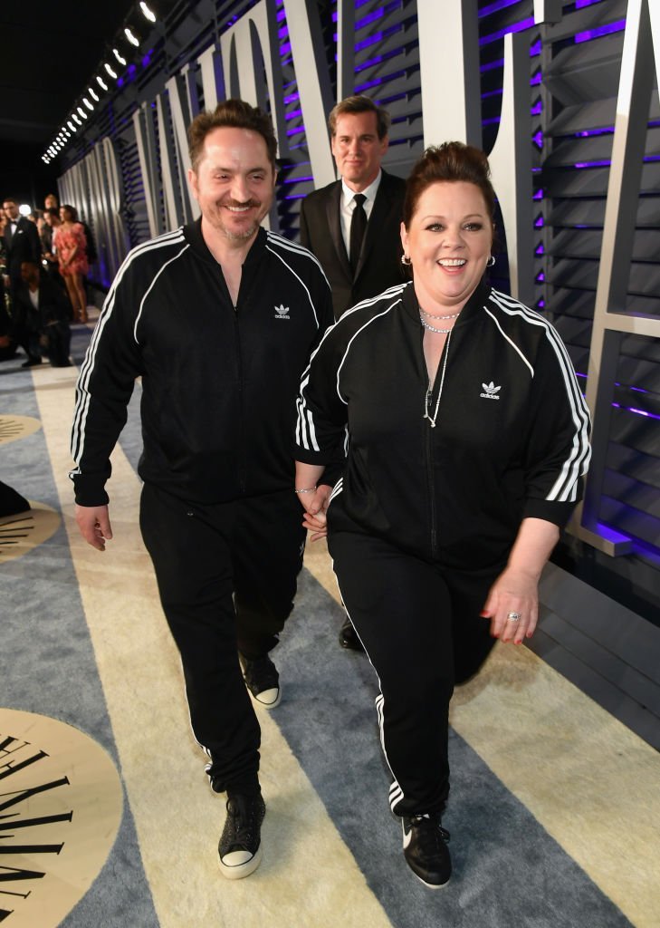 Ben Falcone and Melissa McCarthy attend the 2019 Vanity Fair Oscar Party. | Source: Getty Images