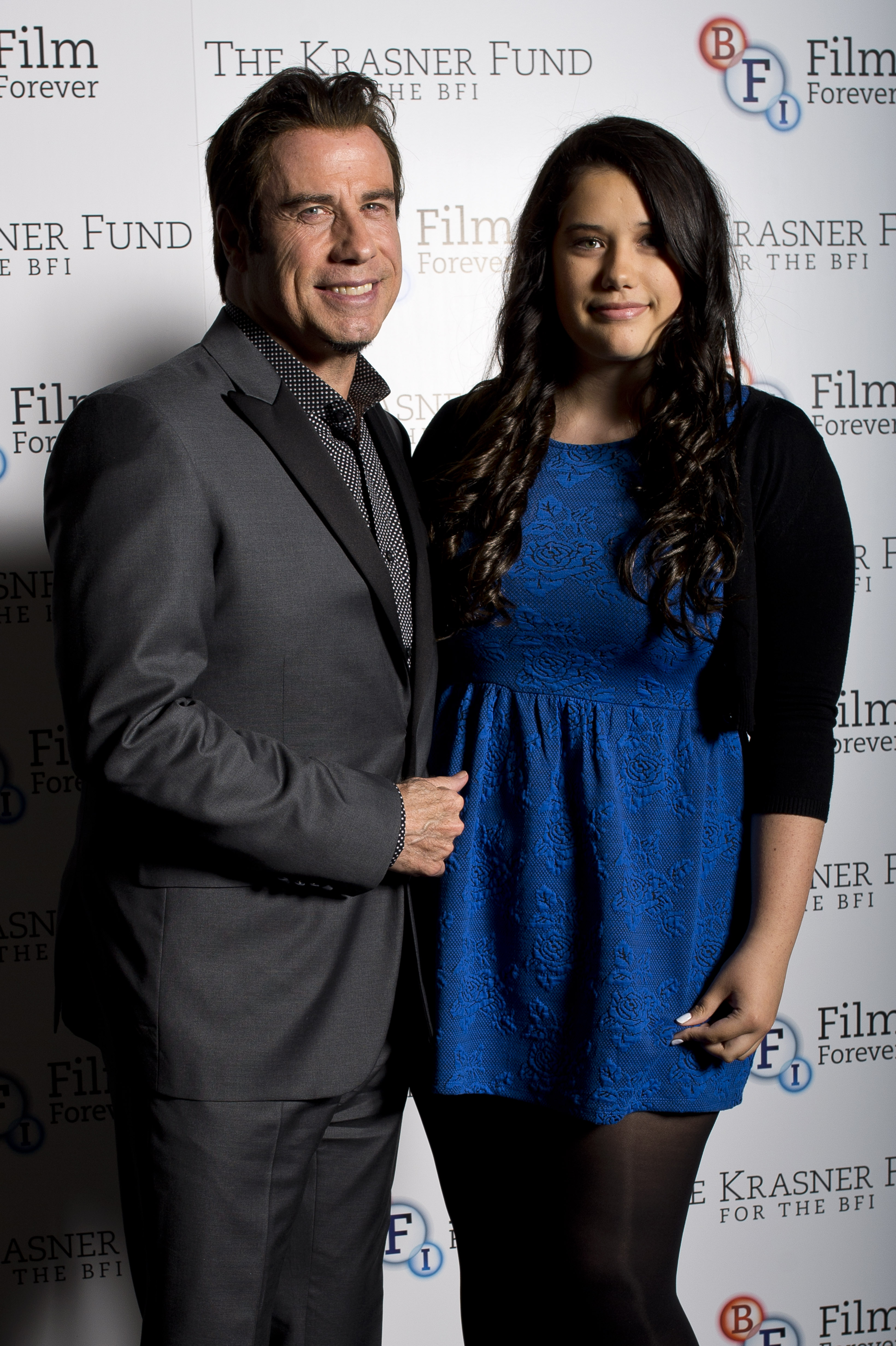 John and Ella Travolta at a BFI as part of The Krasner Fund event in London, England on June 25, 2013 | Source: Getty Images