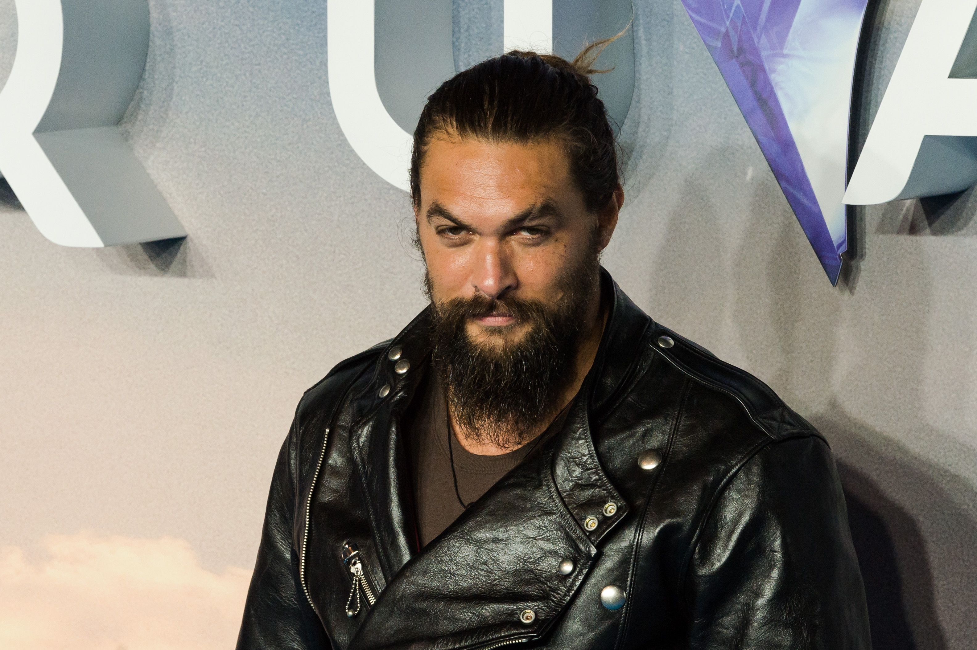 Jason Momoa at the world premiere of "Aquaman" at  Cineworld in London's Leicester Square on November 26, 2018 | Source: Getty Images
