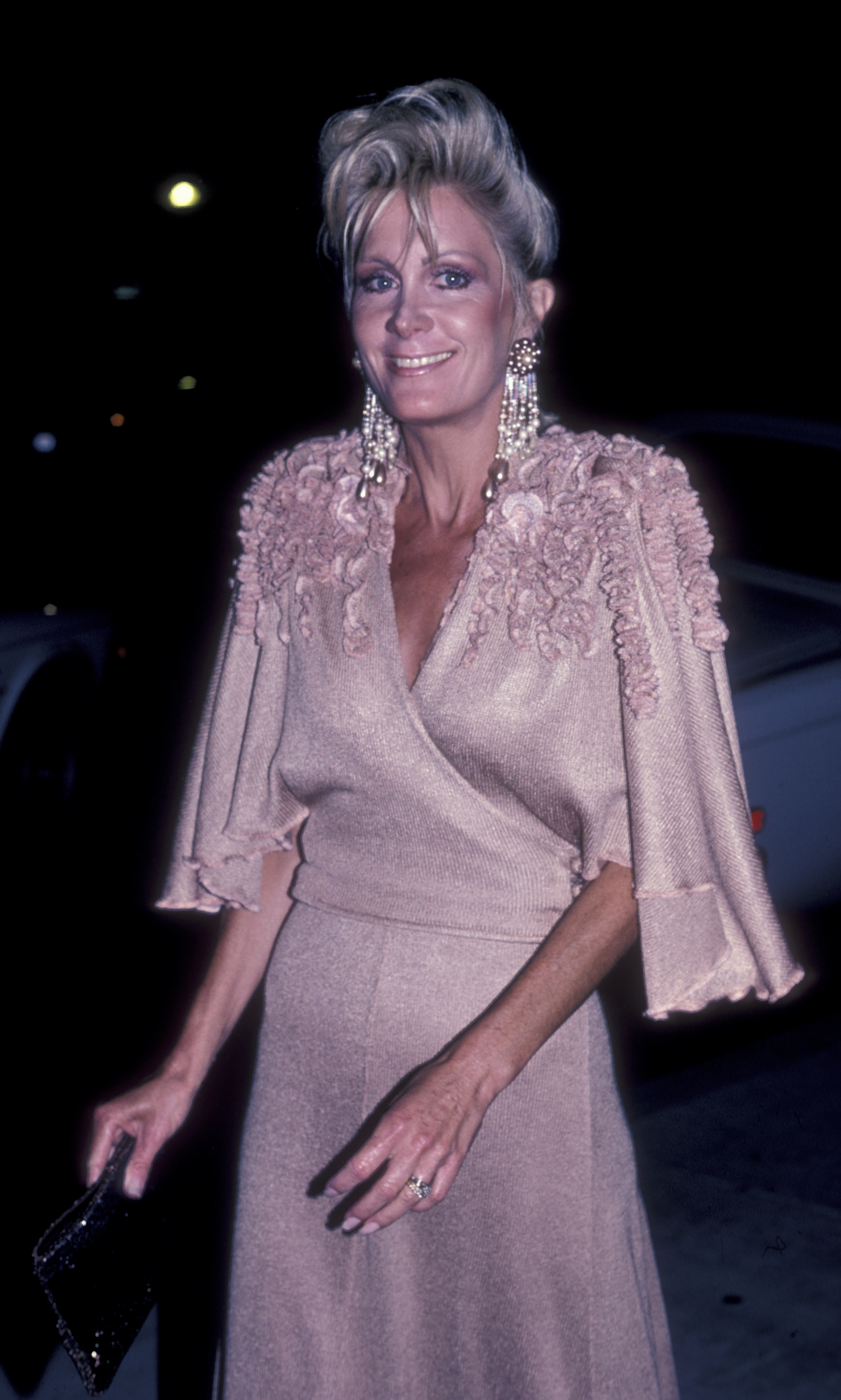 Joan Van Ark attends CBS TV Affiliates party on June 13, 1986 in Beverly Hills, California. | Source: Getty Images