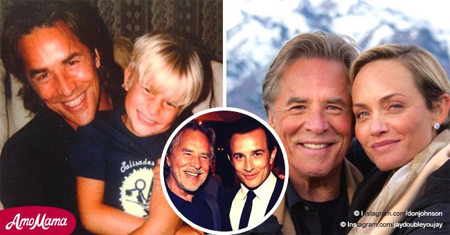 Don Johnson's handsome son is all grown up and he looks so similar to his famous dad