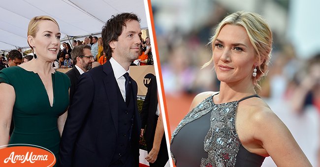 Kate Winslet and Ned Rocknroll at the 22nd Annual Screen Actors Guild Awards in 2016 [left]  Kate Winslet at "The Dressmaker" premiere in 2015 [right]. | Photo: Getty Images 