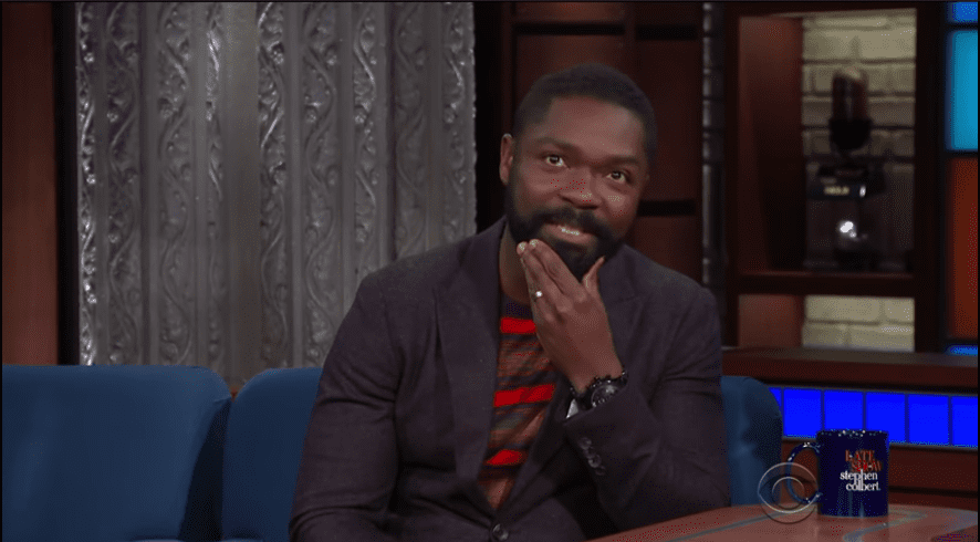 Actor David Oyelowo discussing his show in an interview with Stephen Colbert | Photo: Youtube/TheLateShowwithStephenColbert