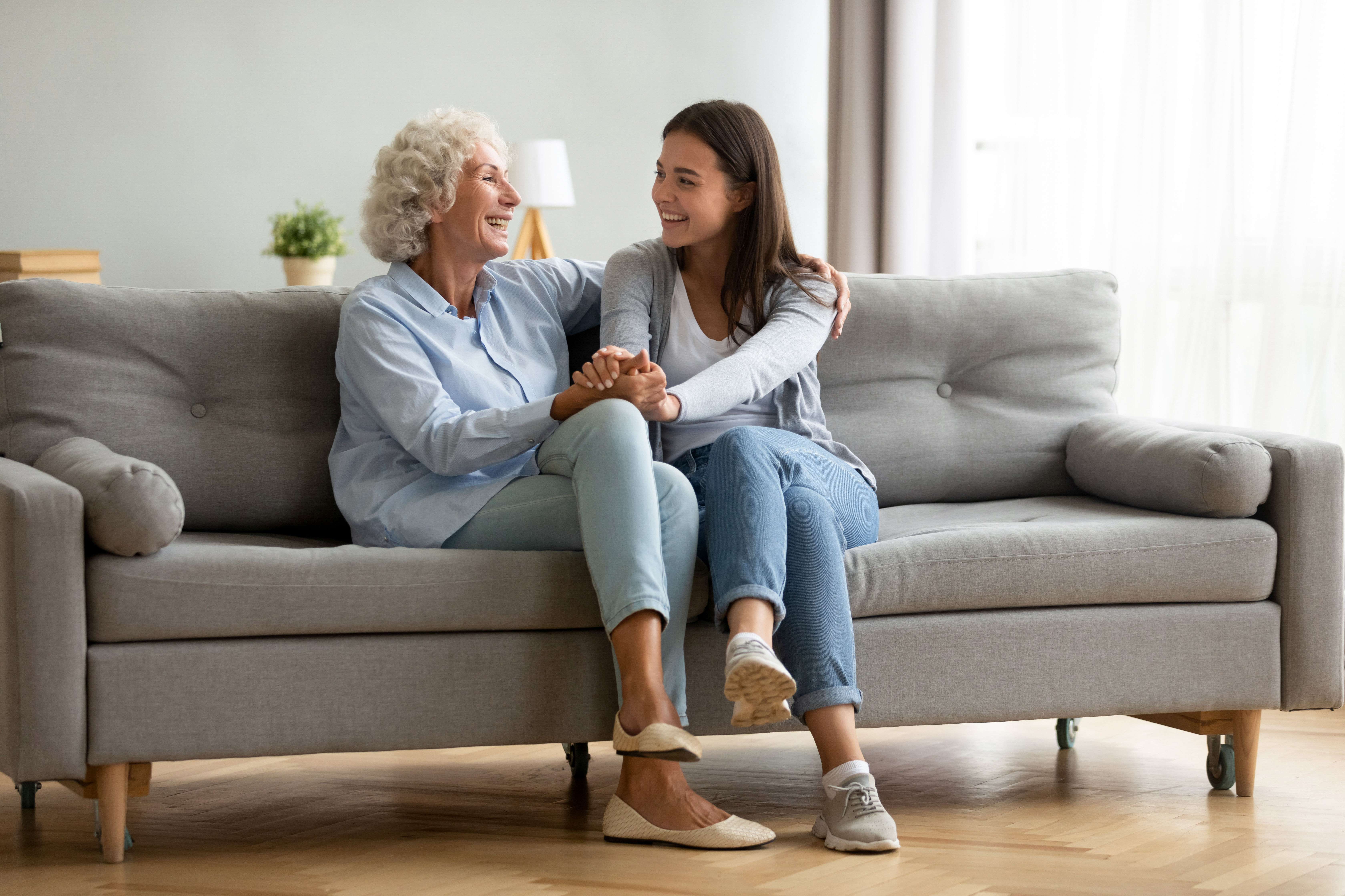 A woman talking to her mother-in-law | Source: Shutterstock