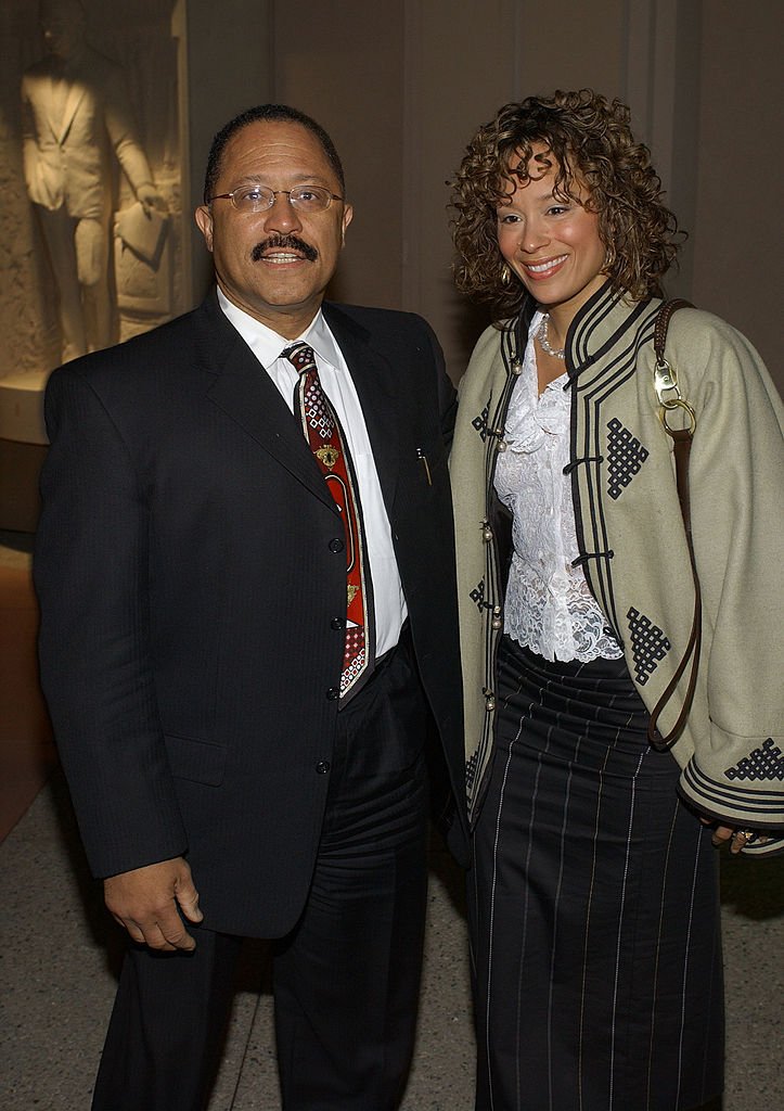 Judge Joe Brown and wife Deborah attend a reception for nominees of the 29th Annnual Daytime Emmy Awards May 7, 2002. | Photo: Getty Images