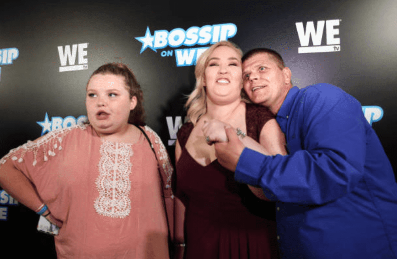 Alana "Honey Boo Boo" Thompson, "Mama" June  Shannon and Geno Doak on the red carpet for the 2nd Annual Bossip "Best Dressed List" event, on July 31, 2018, Los Angeles, California | Source: Getty Images