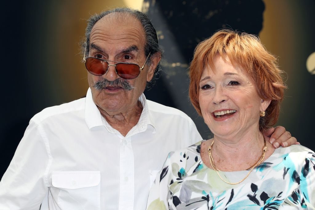 Le comédien Gérard Hernandez et Marion Game | photo : Getty Images