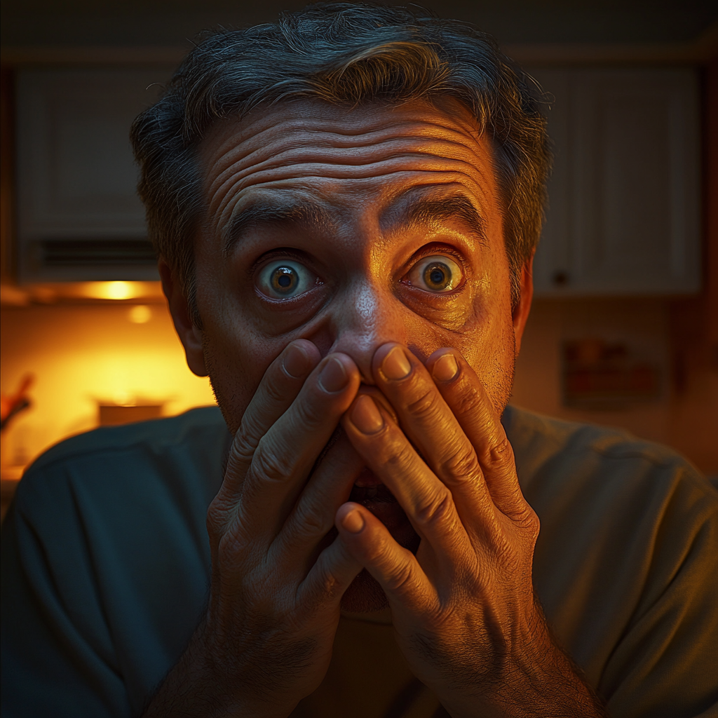 A shocked man | Source: Midjourney