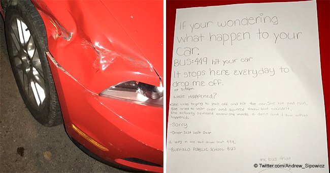 Story of 6th grader's note for car owner after witnessing hit-and-run accident went viral in 2018