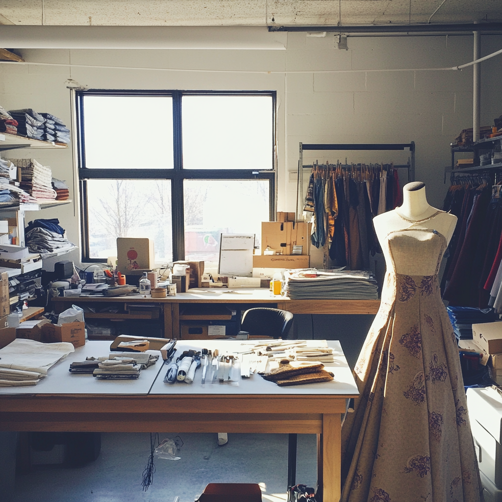 The office of a seamstress | Source: Midjourney