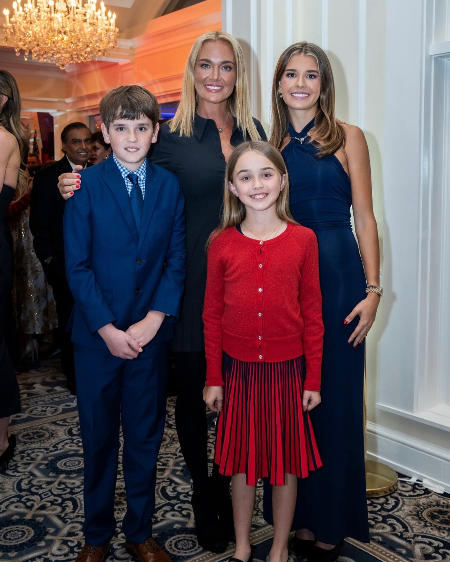 Vanessa with Kai Trump and her siblings, from a post dated January 27, 2025 | Source: Facebook/kaitrump