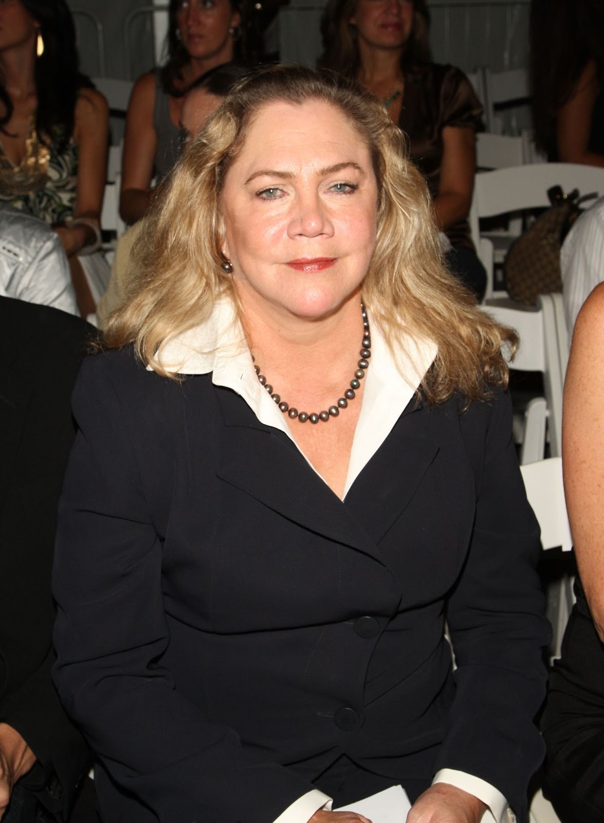 The actress at Vassilios Kostetsos Spring 2010 Fashion on September 13, 2009, in New York. | Source: Getty Images