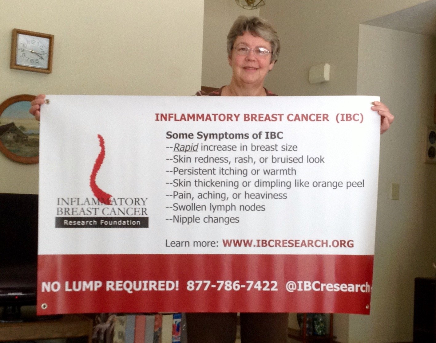 Ginny Mason from the Inflammatory Breast Cancer Research Foundation | Photo: Courtesy of Ginny Mason