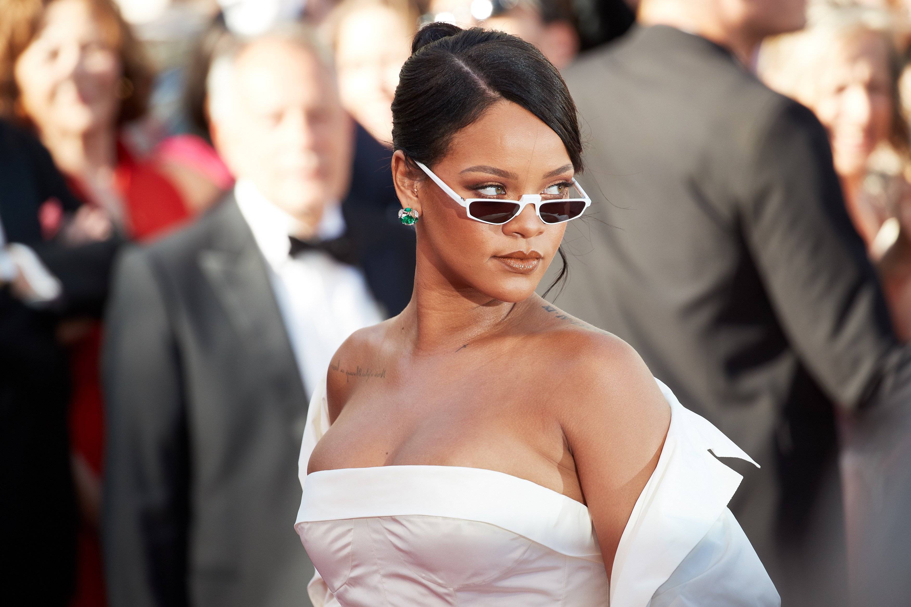 Rihanna during the 70th annual Cannes Film Festival on May 19, 2017 in France | Photo: Getty Images