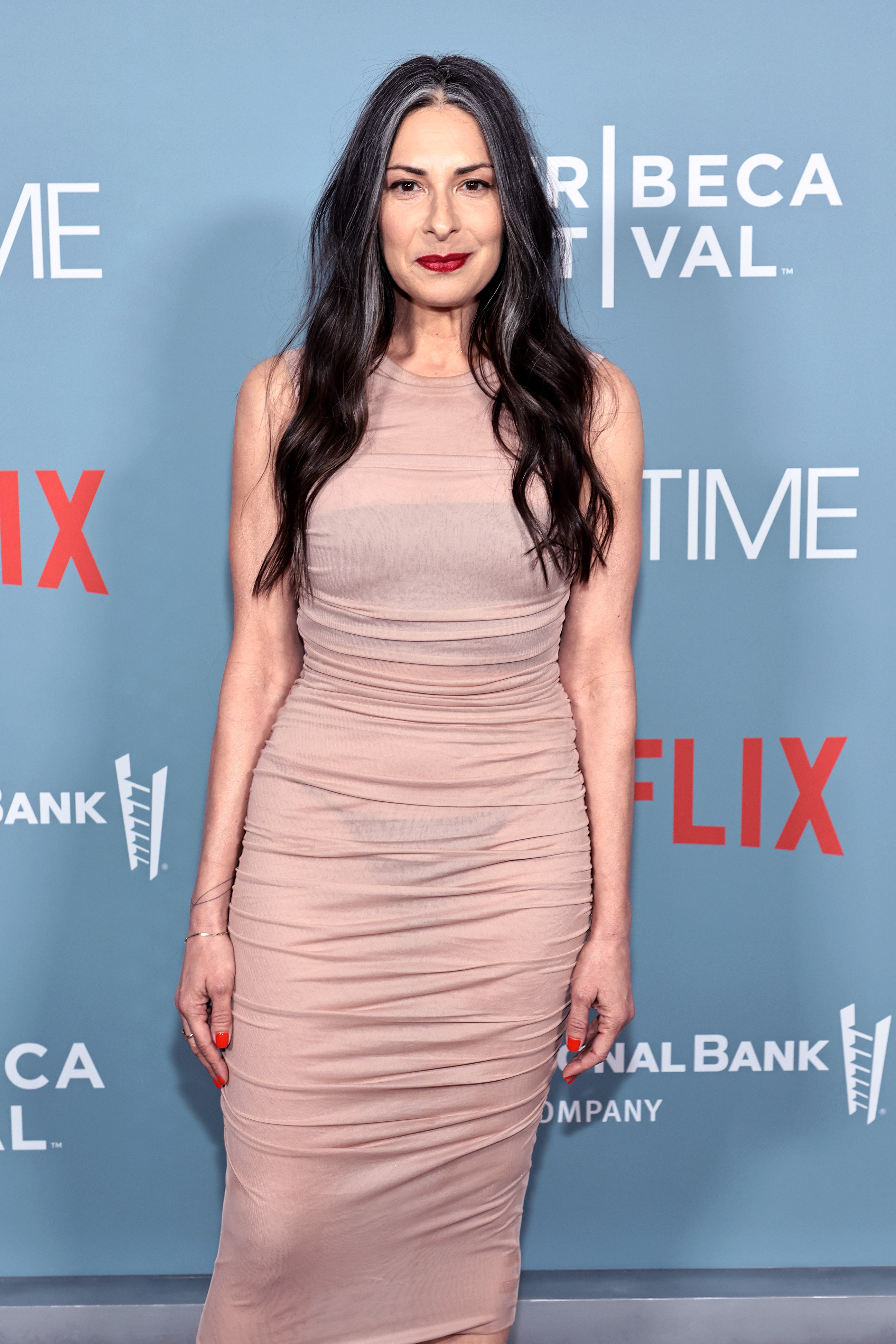 Stacy London at the "Halftime" premiere during the Tribeca Festival Opening Night on June 8, 2022, in New York. | Source: Getty Images