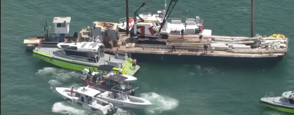 Incident on Biscayne Bay, from a news report dated July 31, 2025 | Source: YouTube/WPLG Local 10